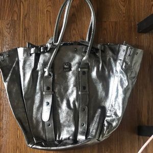 COPY - Metallic leather Calypso tote